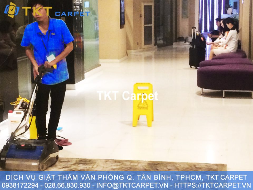 dịch vụ giặt thảm quận Tân Bình TPHCM dành cho khách sạn - TKT Carpet