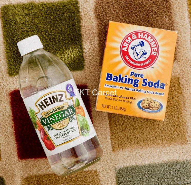 công thức pha hóa chất giặt thảm từ Baking Soda và Dấm Trắng