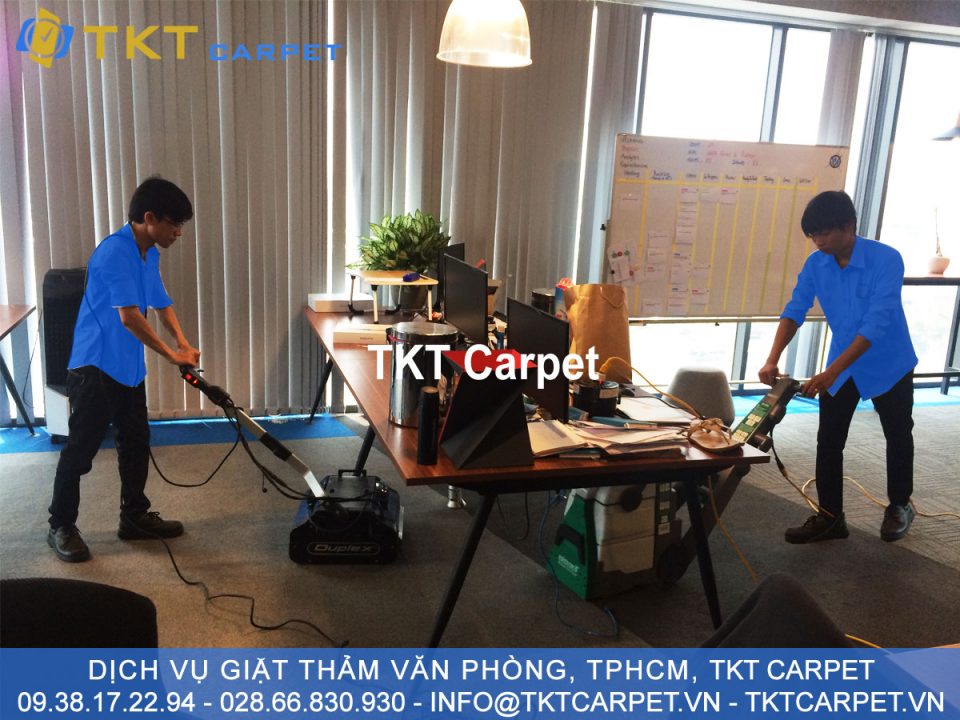 dịch vụ giặt thảm văn phòng kh inspectorio Q2 TPHCM