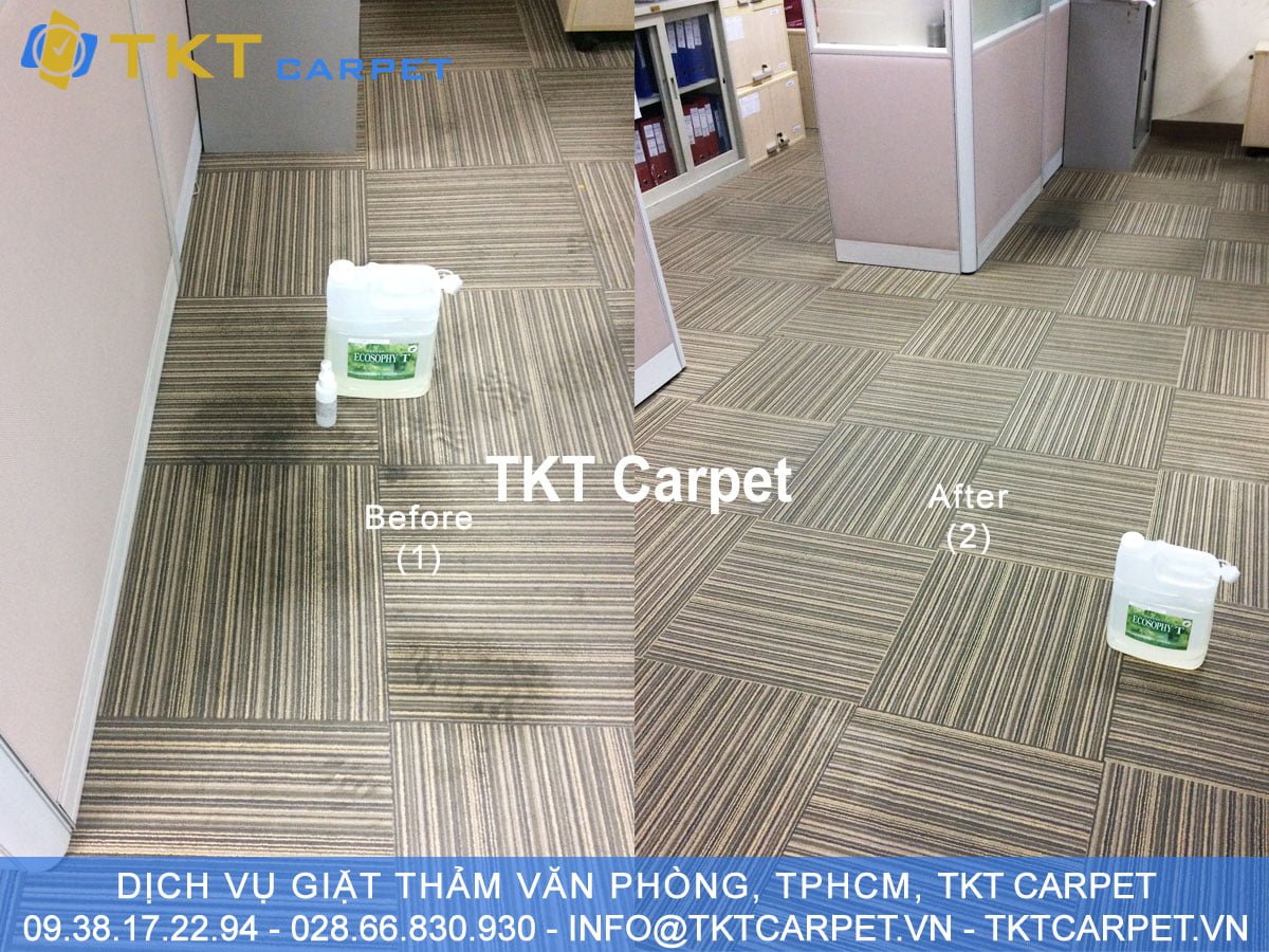 dịch vụ giặt thảm Xanh Hóa chất sinh học KH Applicanz Q7, TPHCM