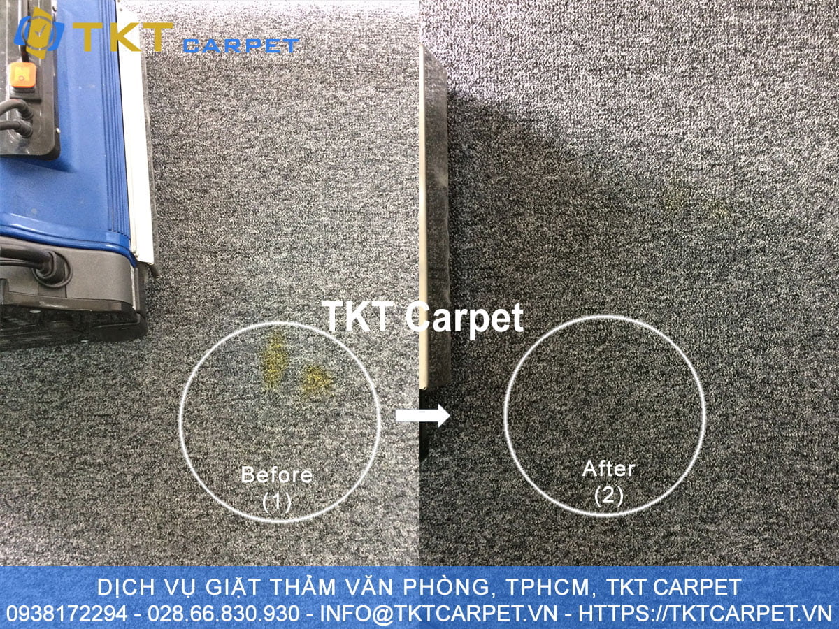 dịch vụ giặt thảm Xanh Hóa chất sinh học KH Edgework Quận Bình Thạnh, TPHCM