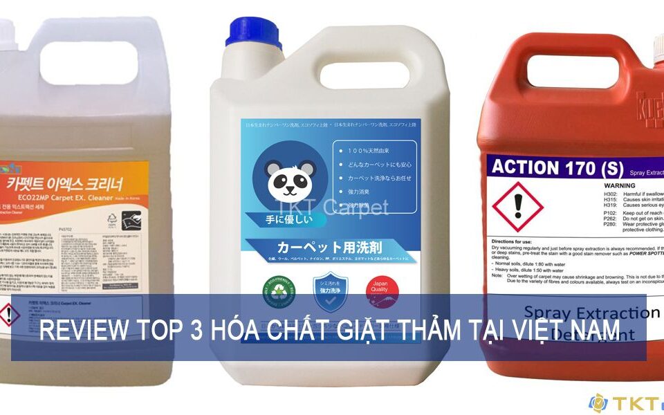 Review Top 3 Hóa chất giặt thảm tốt nhất