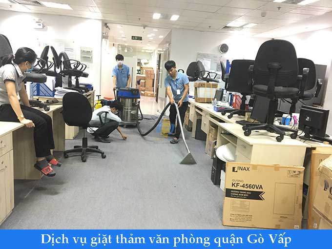 dịch vụ giặt thảm văn phòng quận Gò Vấp