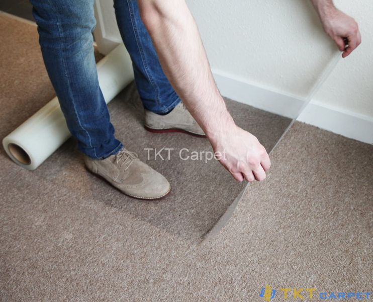 Sử dụng lớp lót để bảo vệ thảm