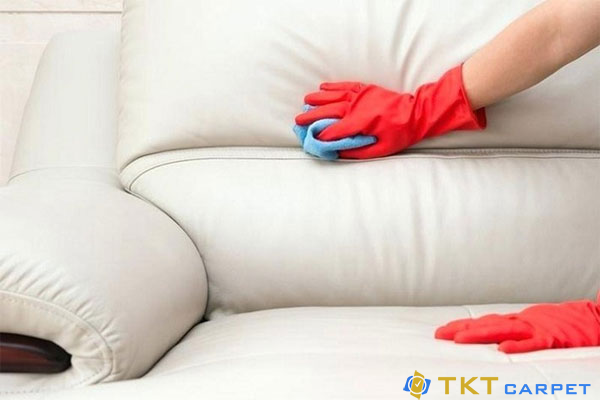 Hình ảnh cách làm sạch vệ sinh ghế sofa da