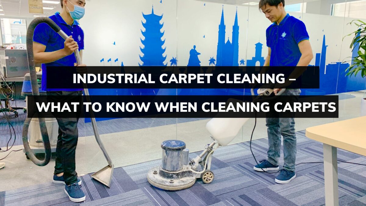 Industrial carpet cleaning