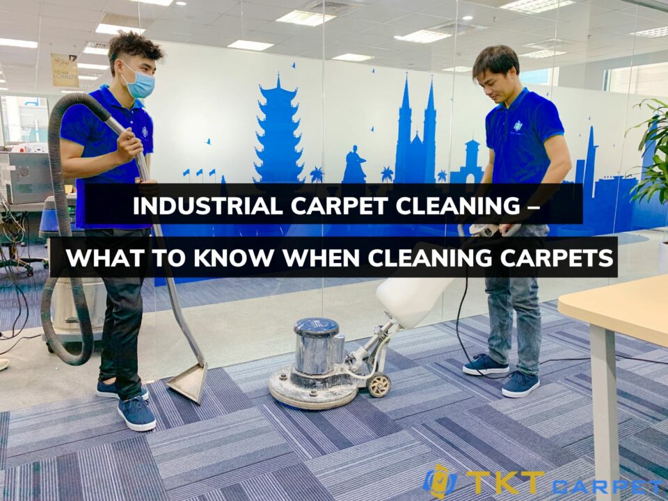 Industrial carpet cleaning