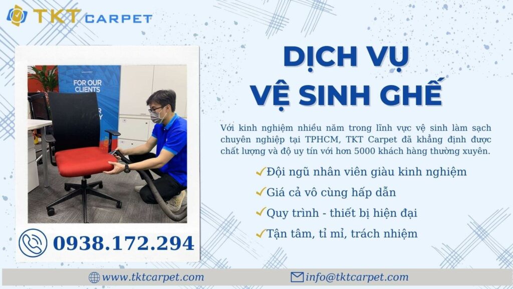 Image: TKT Carpet's chair cleaning service