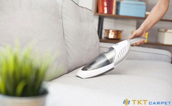 Photo of vacuuming the sofa