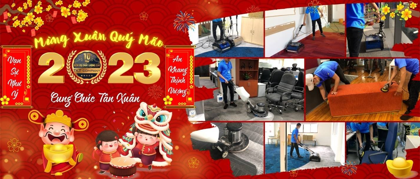Dịch vụ giặt thảm TPHCM TKT Carpet chào ngày lễ lớn
