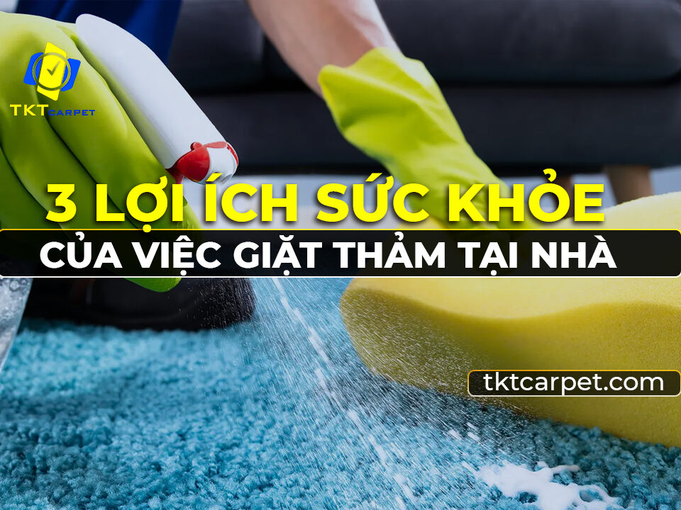 Lợi ích sức khoe của việc giặt thảm tại nhà