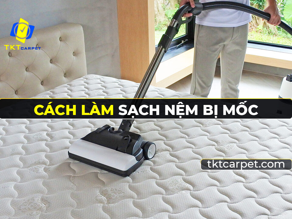 Cách làm sạch nệm bị mốc