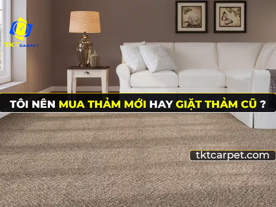 Nên mua thảm mới hay giặt thảm cũ