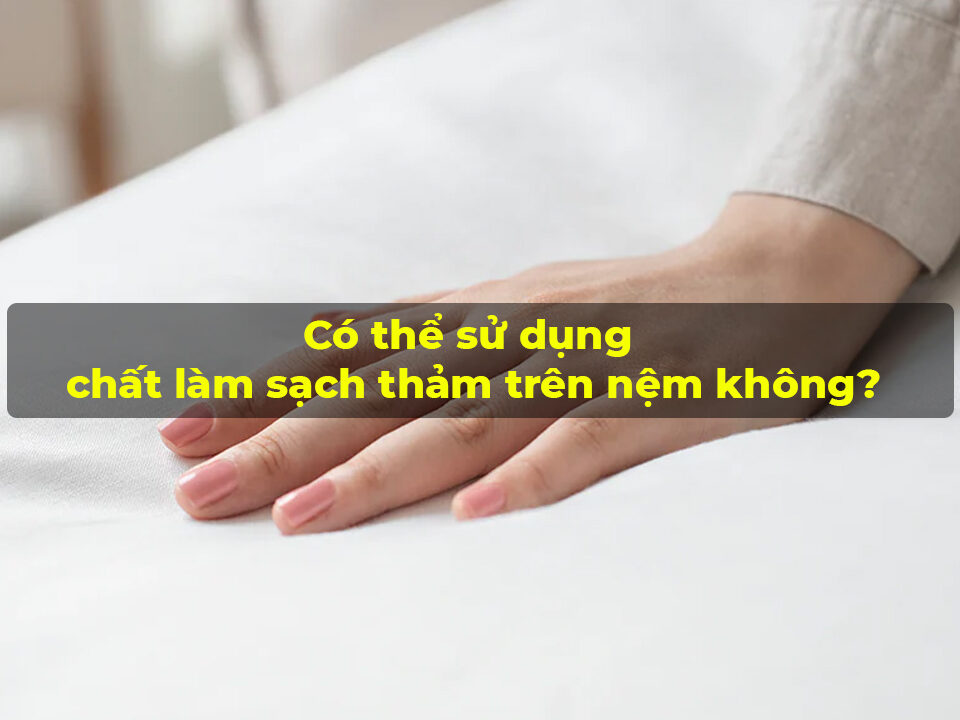 có thể sử dụng máy giặt thảm trên nệm không