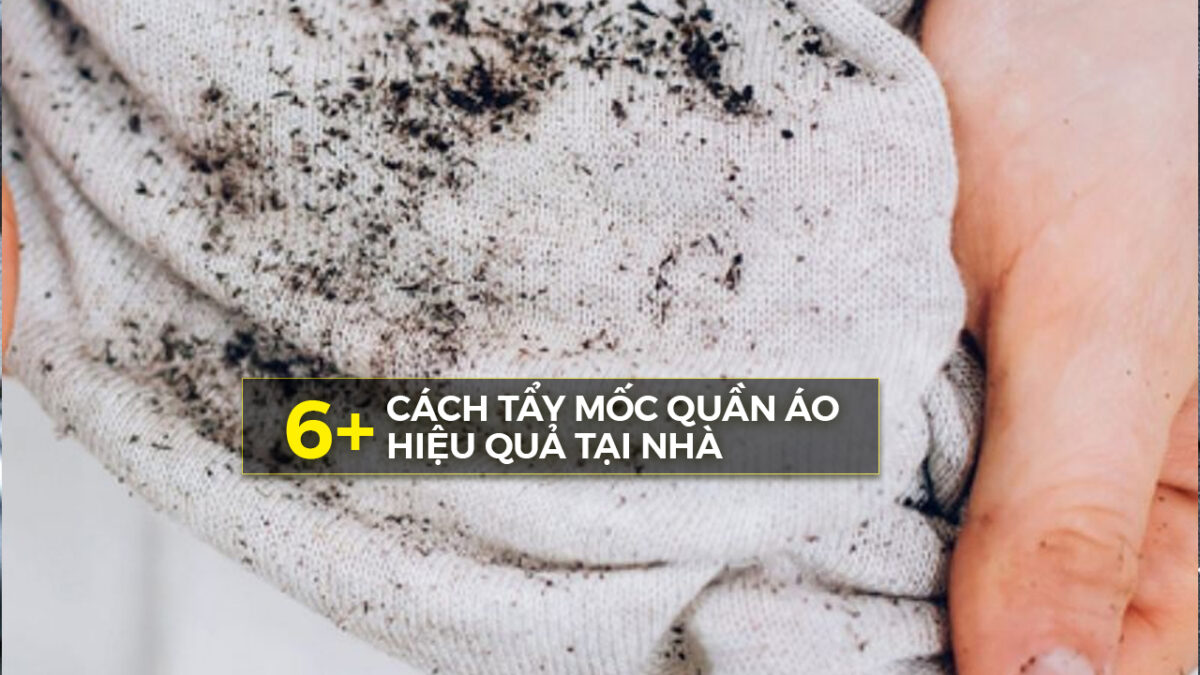 Cách tẩy mốc quần áo tại nhà hiệu quả 2024