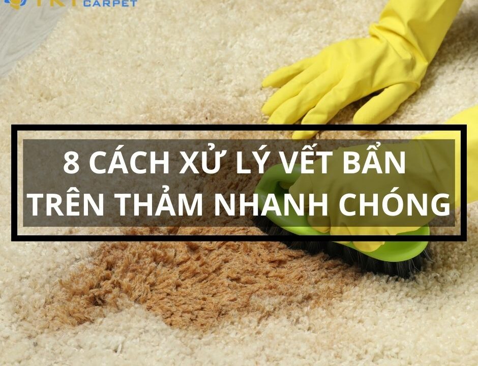 Bài viết 8 Cách xử lý vết bẩn trên thảm nhanh chóng