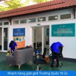 Khách hàng giặt thảm Trường Quốc Tế Úc AIS